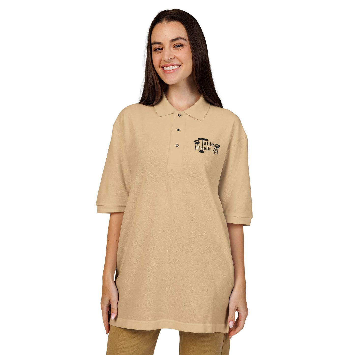 Table Talk Logo Embroidered Polo Shirt