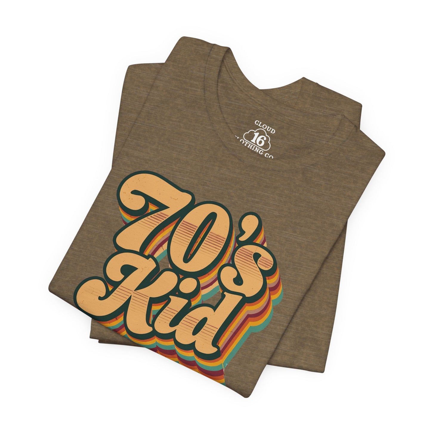 Retro 70s Kid T-Shirt - Vintage Unisex Tee for Nostalgia Lovers