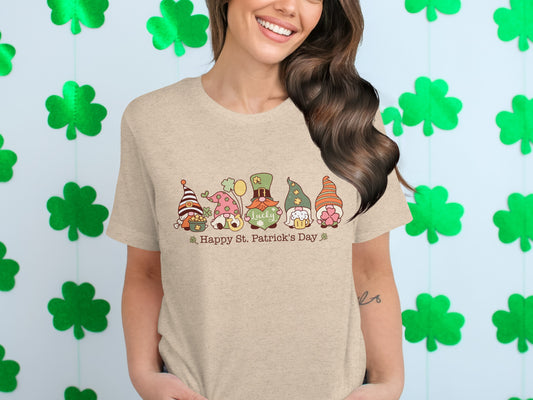 St. Patrick's Day Gnome T-shirt Celebrate Irish Luck