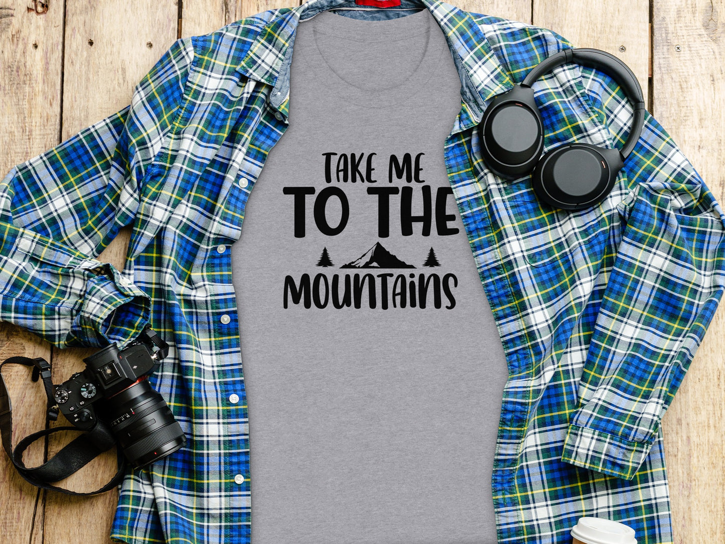 Take Me To The Mountains Adventure Lover Graphic T-Shirt T-Shirt - Outdoor & Adventure Collection - Mile Marker 16 Gear by Cloud 16 Clothing Co.