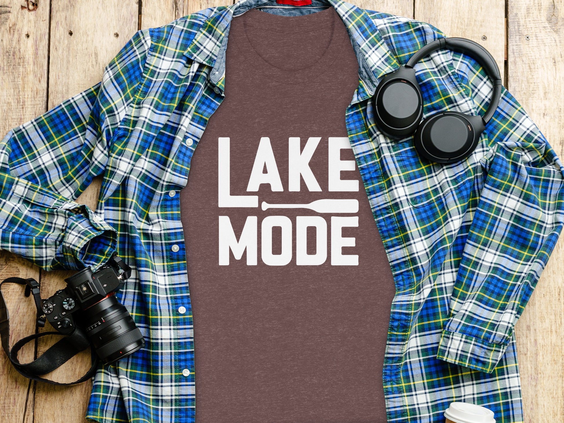 Embrace the Lake Life with Our Cool Lake Mode T-Shirt T-Shirt - Outdoor & Adventure Collection - Mile Marker 16 Gear by Cloud 16 Clothing Co.