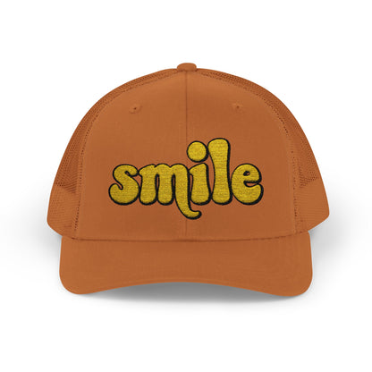 Sparkling Smile Snapback Trucker Cap - Premium Summer Hat for Festivals & Everyday Wear