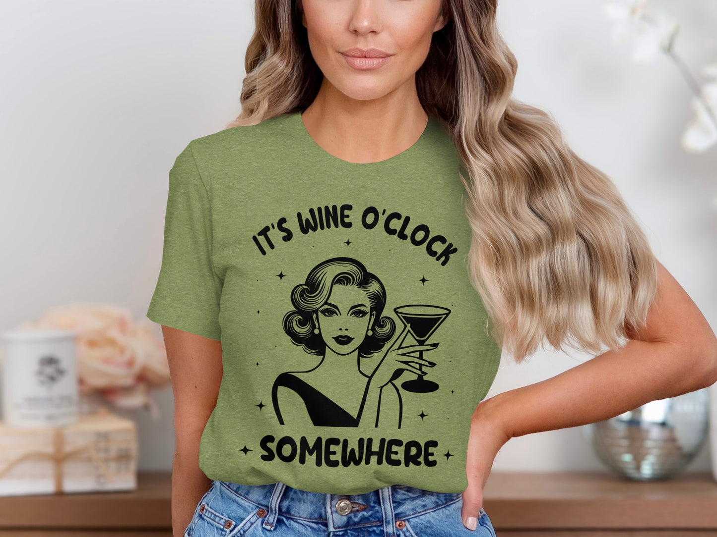 It's Wine O'Clock Somewhere Women's T-shirt