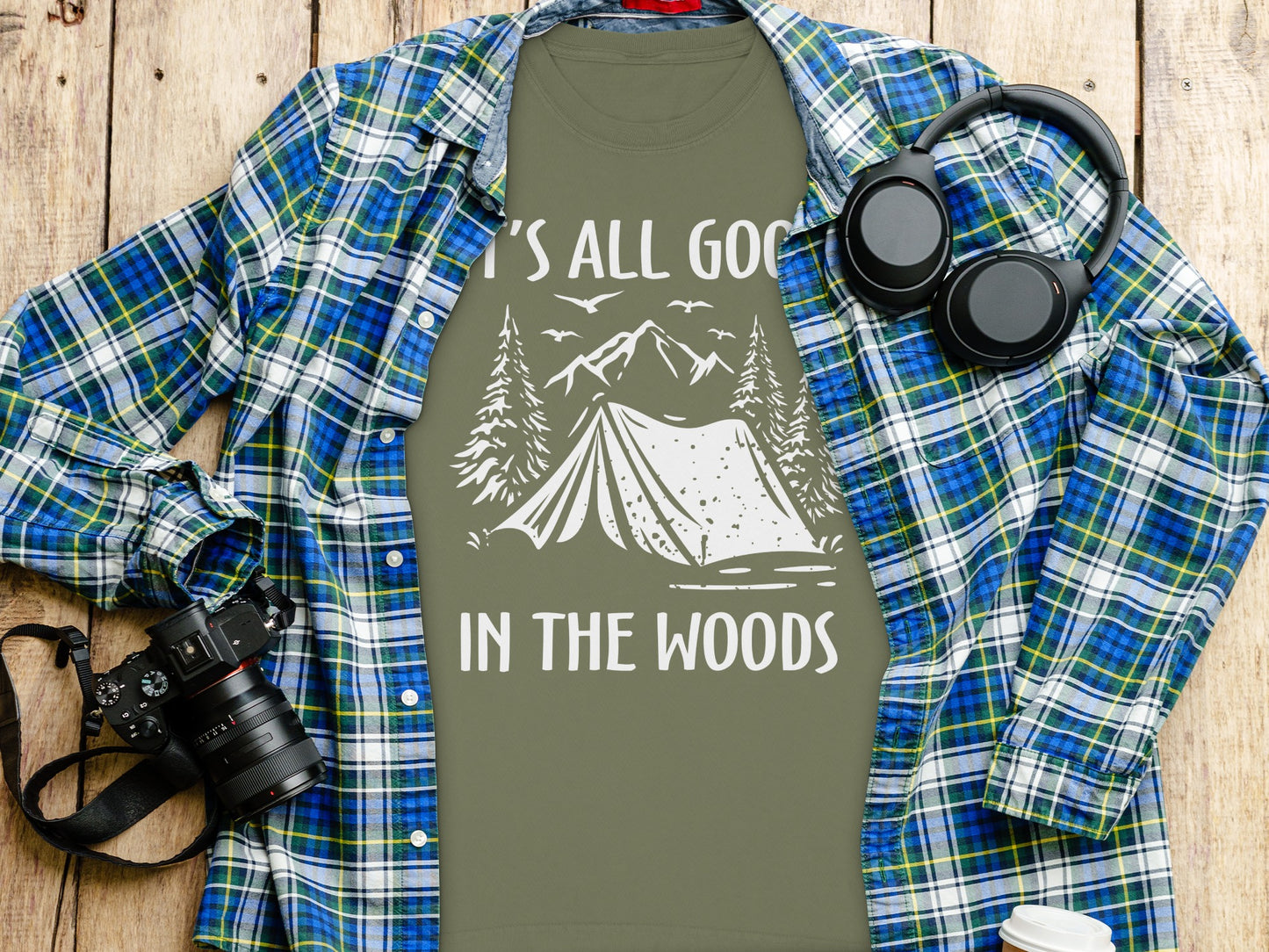 It's All Good in the Woods Camping Shirt Product