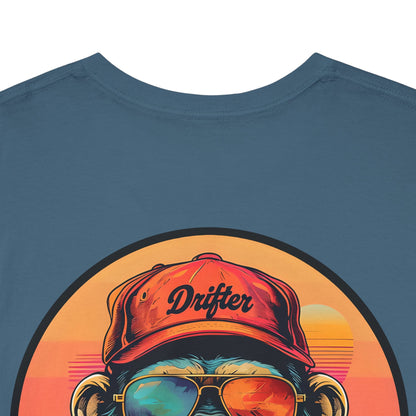 Retro Monkey Graphic T-Shirt - Unisex Heavy Cotton Tee