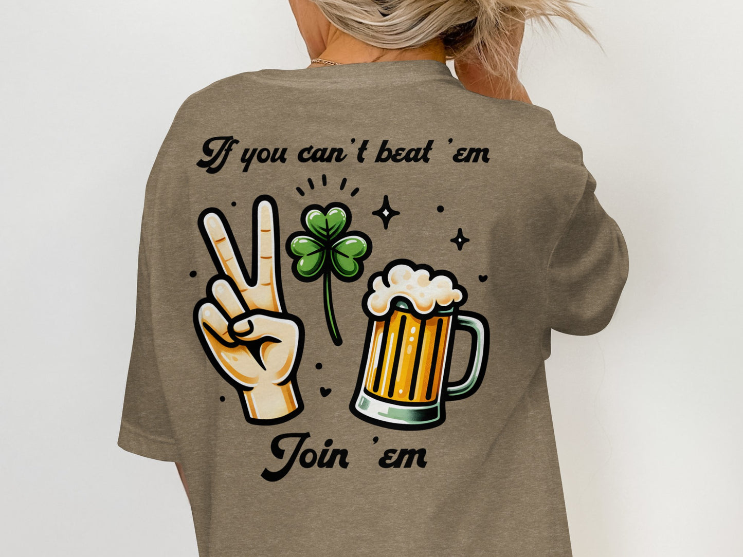 Scrappy Malone's Bar, St Patricks Day, Irish Bar, Shamrock, Retro Pub Sign, Custom Design T-Shirt - Scrappy Malone's Bar 100-Proof Humor - Cloud 16 Clothing Co.