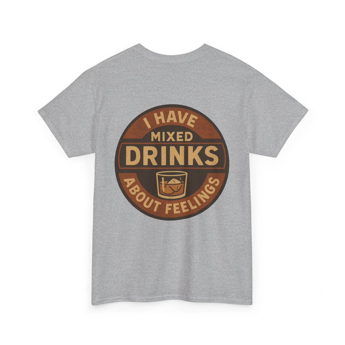 Scrappy Malone's Bar - Mixed Drinks & Feelings Unisex T-Shirt - Funny Bar Humor Tee