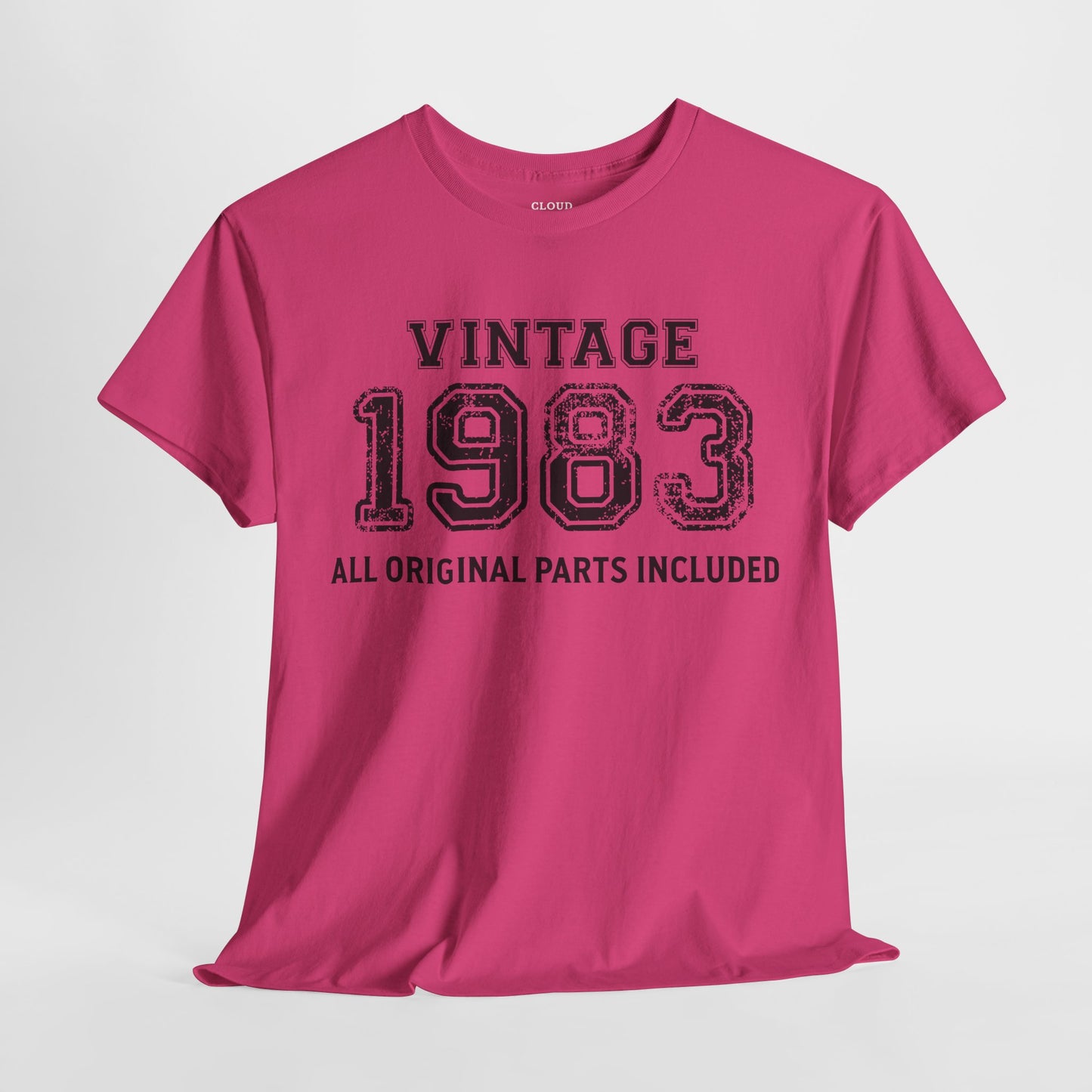 Vintage 1983 Retro T-Shirt - Premium Unisex Cotton Tee
