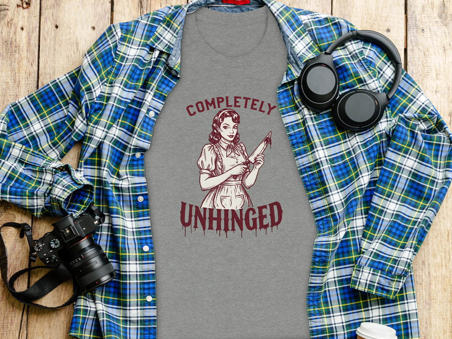 Completely Unhinged Graphic T-Shirt Unisex Apparel