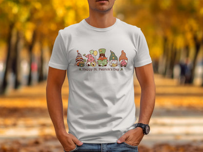 Happy St. Patrick's Day Gnome Design T-Shirt