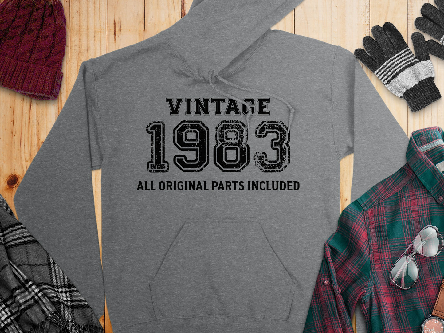 Vintage 1983 All Original Parts Included Hoodie