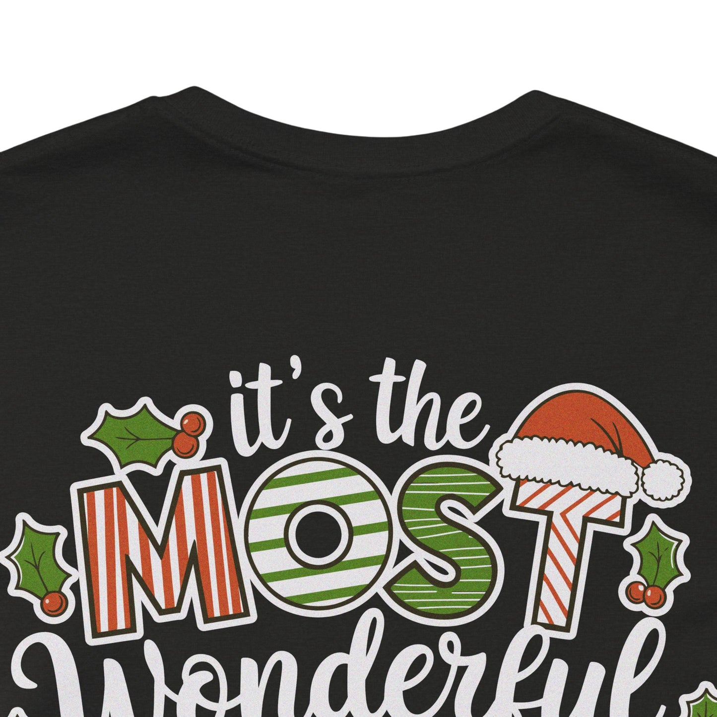 Scrappy Malone's Bar Christmas Tee — "It's the Most Wonderful Time for a Beer"