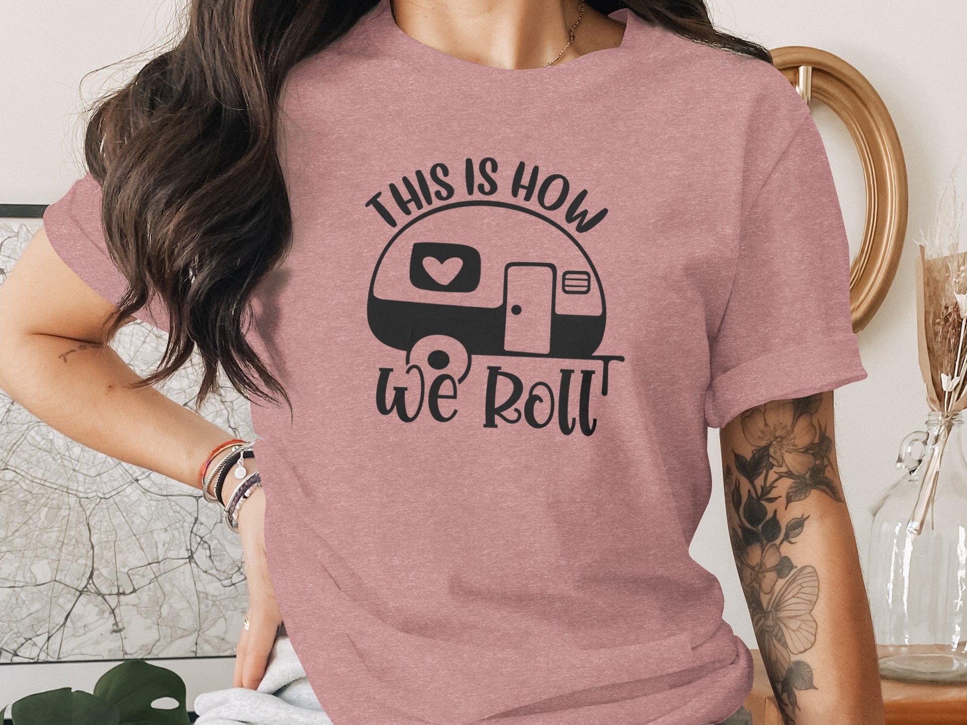 This is How We Roll Camper Graphic For Adventurers T-Shirt T-Shirt - Outdoor & Adventure Collection - Mile Marker 16 Gear by Cloud 16 Clothing Co.
