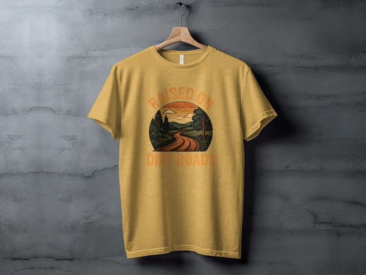 Raised On Dirt Roads Scenic Graphic Tee Product