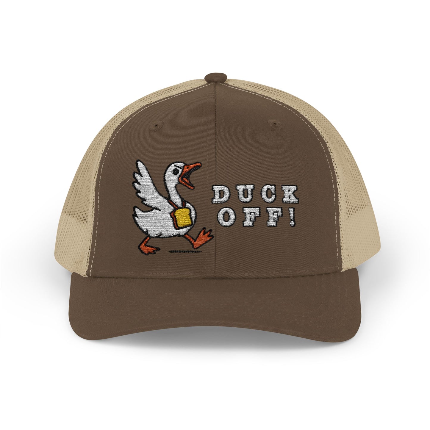 Duck Snapback Trucker Hat - Funny Wildlife Cap for Outdoor Enthusiasts
