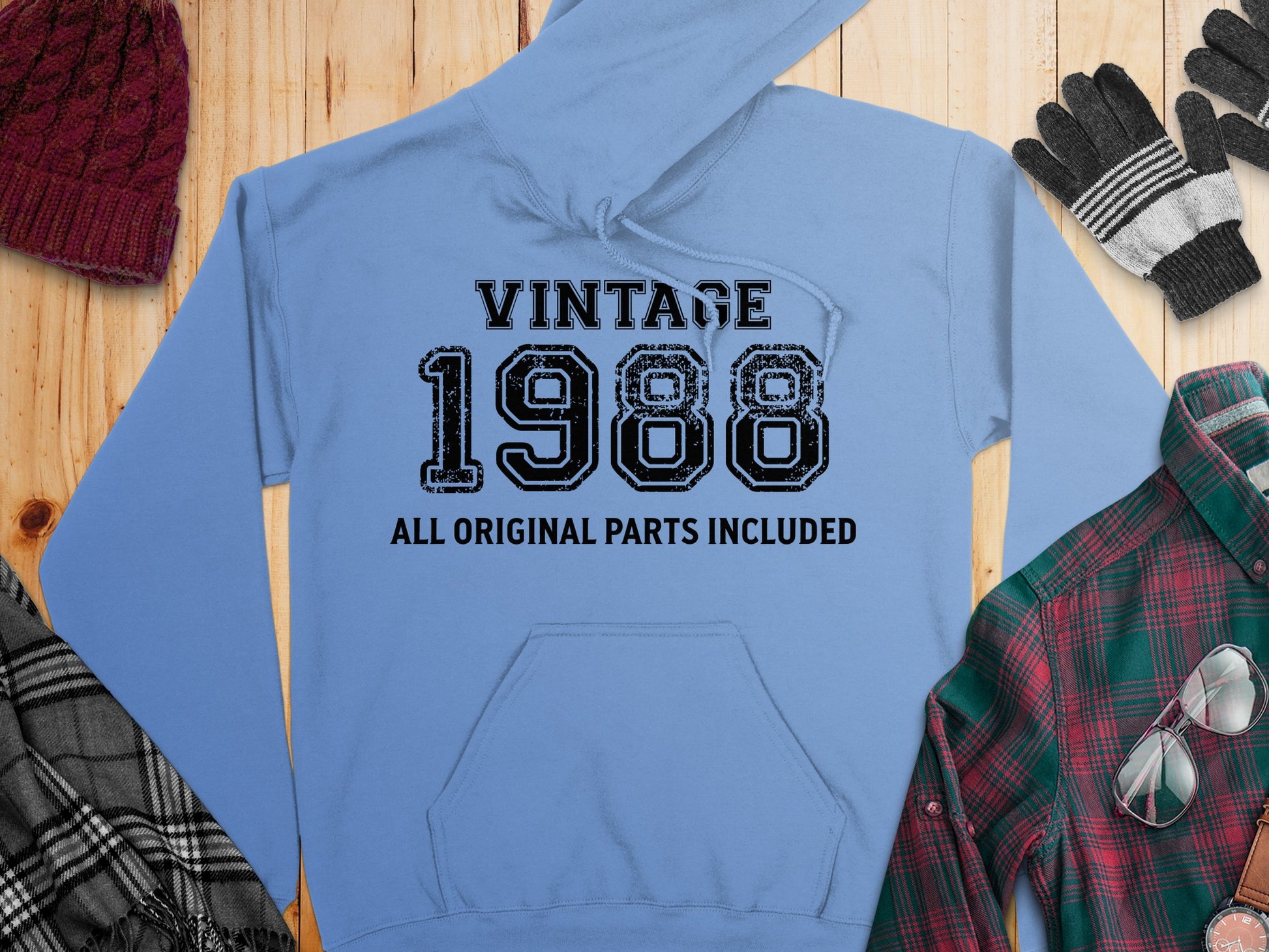 Vintage 1988 All Original Parts Included Hoodie
