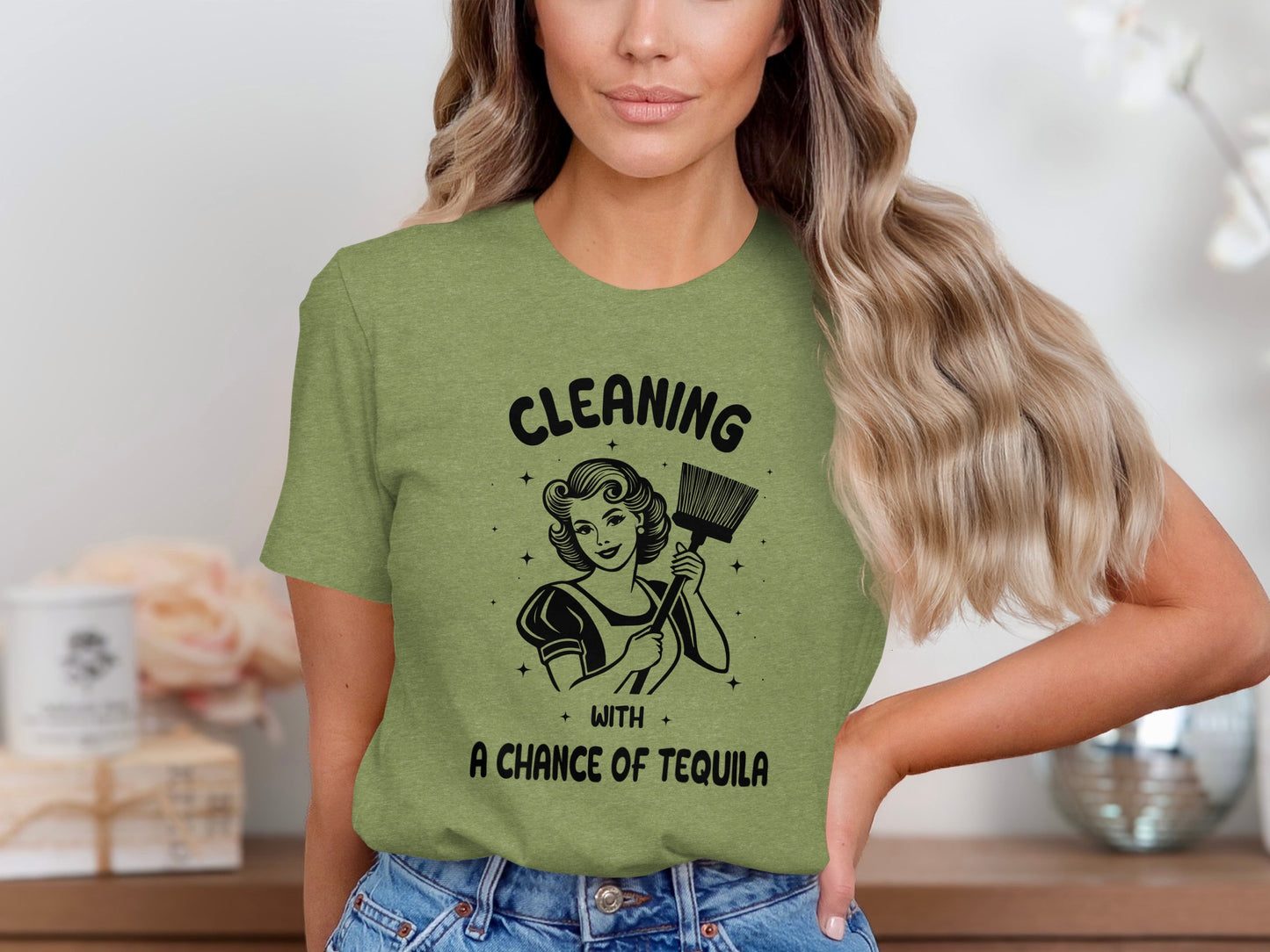 Cleaning with a Chance of Tequila T-shirt