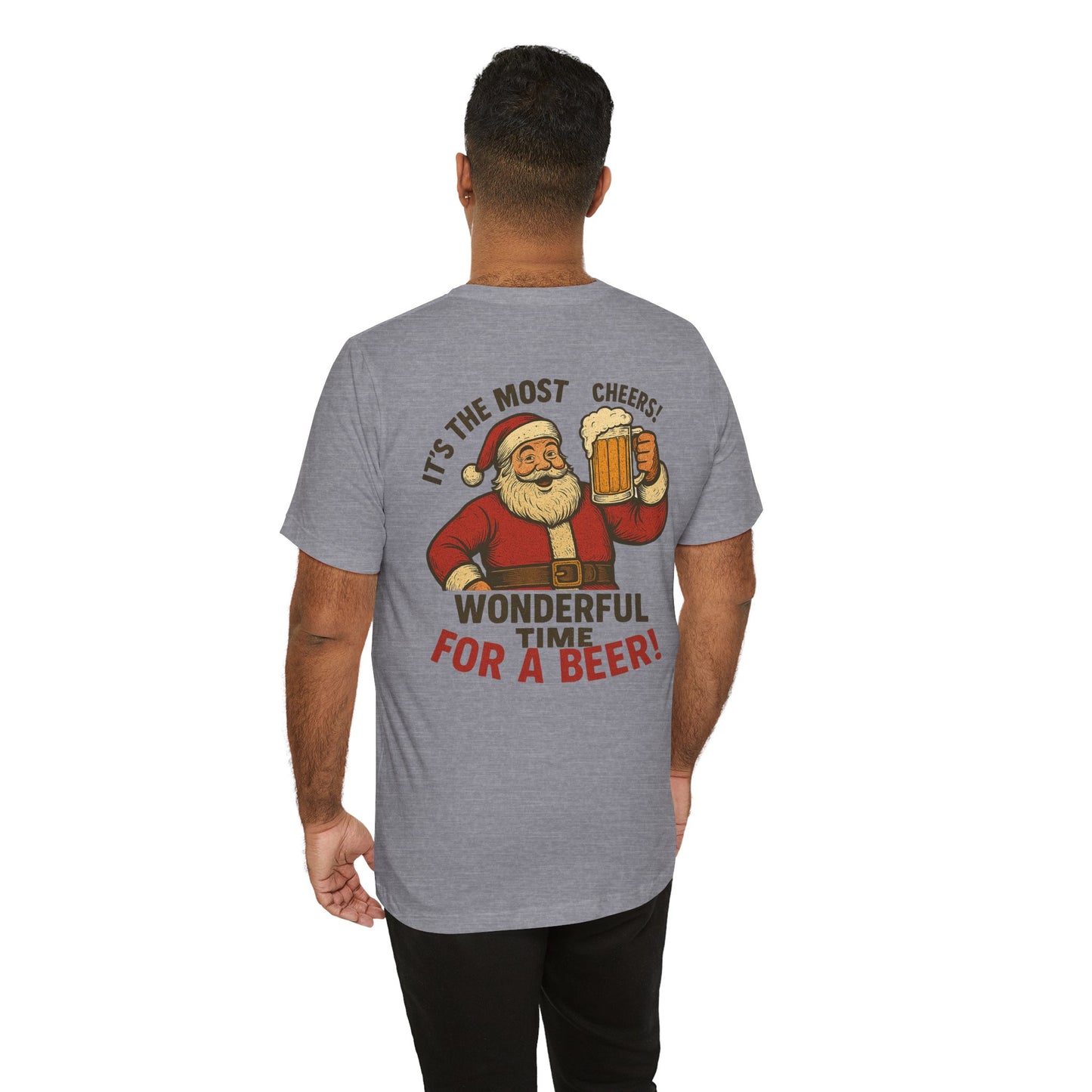 Scrappy Malone's Bar Christmas Tee — "It's the Most Wonderful Time for a Beer"