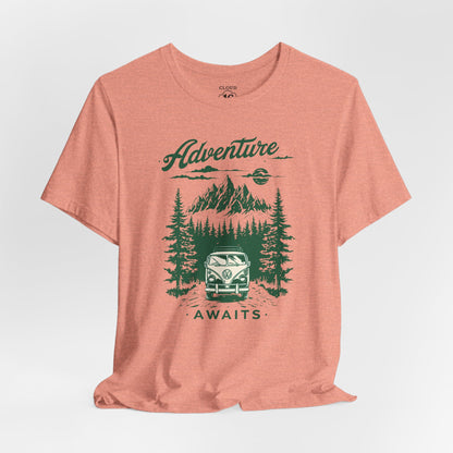 Adventure Awaits Unisex T-Shirt - Premium Travel & Outdoor Apparel