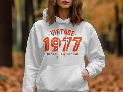 Vintage 1977 All Original Parts Included Hoodie