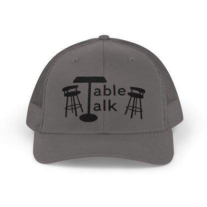 Table Talk Logo Embroidered Snapback Trucker Cap