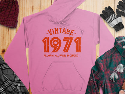 Vintage 1971 All Original Parts Included Hoodie