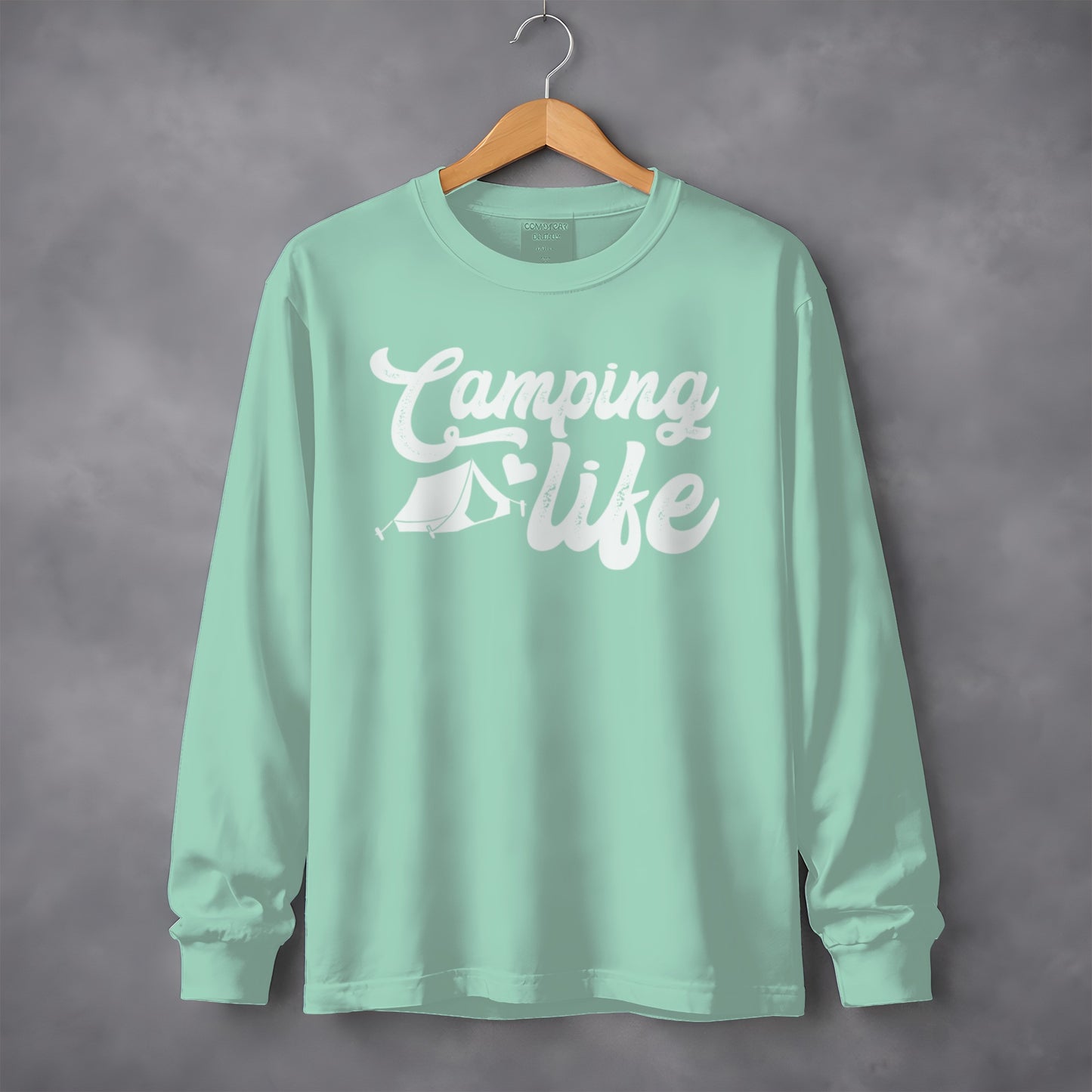 Camping Life Long Sleeve Shirt for Outdoor Enthusiasts