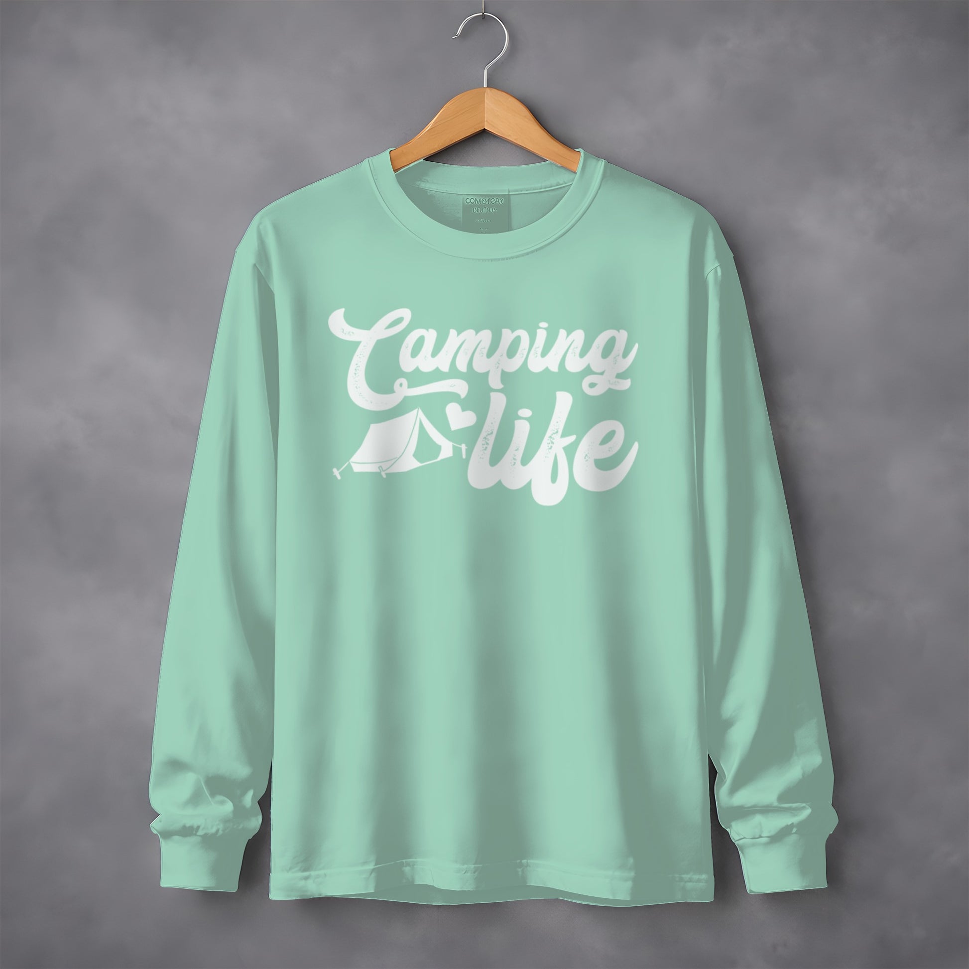 Camping Life Long Sleeve Shirt for Outdoor Enthusiasts
