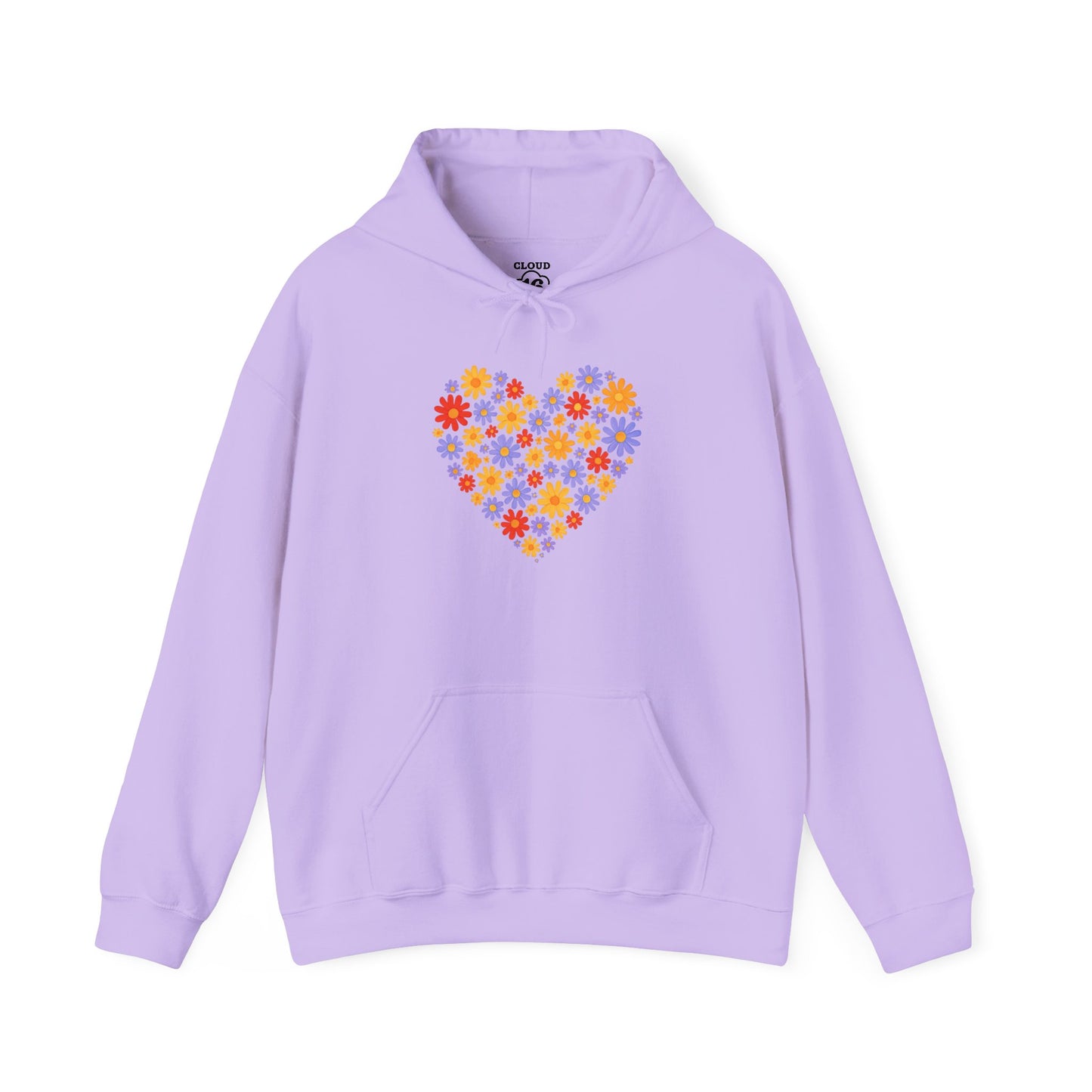 Floral Heart Hoodie - Female Cozy Hoodie | Perfect Gift for Any Occasion