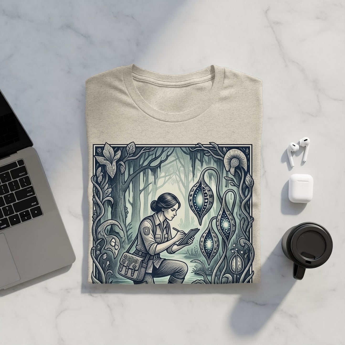 Weird Girls Club: Otherworldly Botanist T-Shirt - Black Label Series
