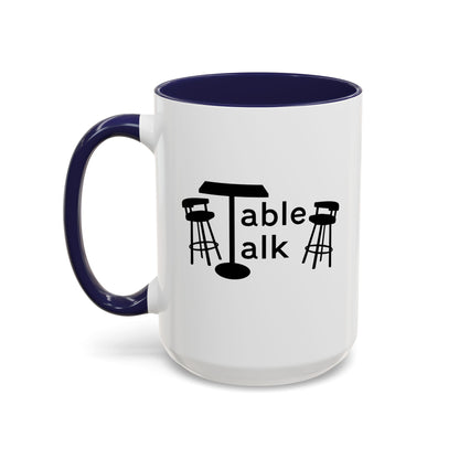 Table Talk Mug — Coffee Cup with Logo &  Match Card