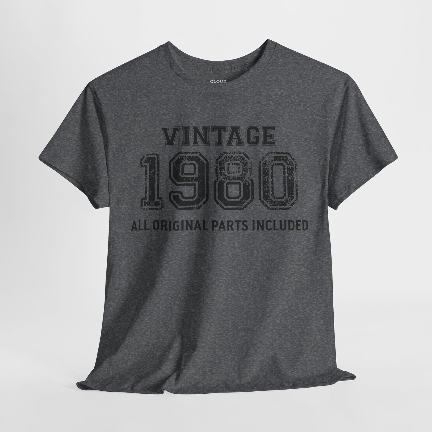 Vintage 1980 Retro T-Shirt - Premium Unisex Cotton Tee