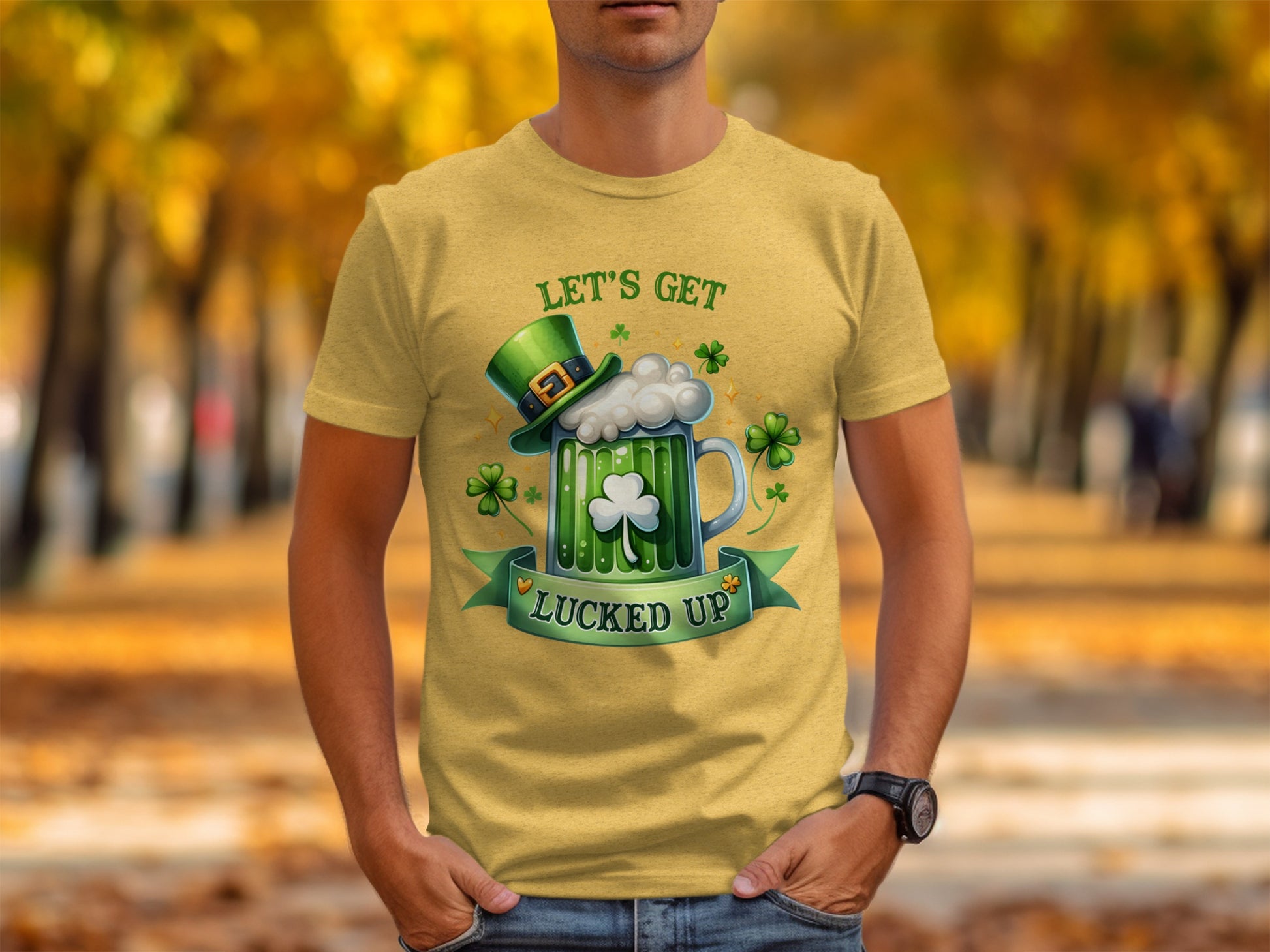 Let's Get Lucked Up T-Shirt Saint Patrick's Day Tee