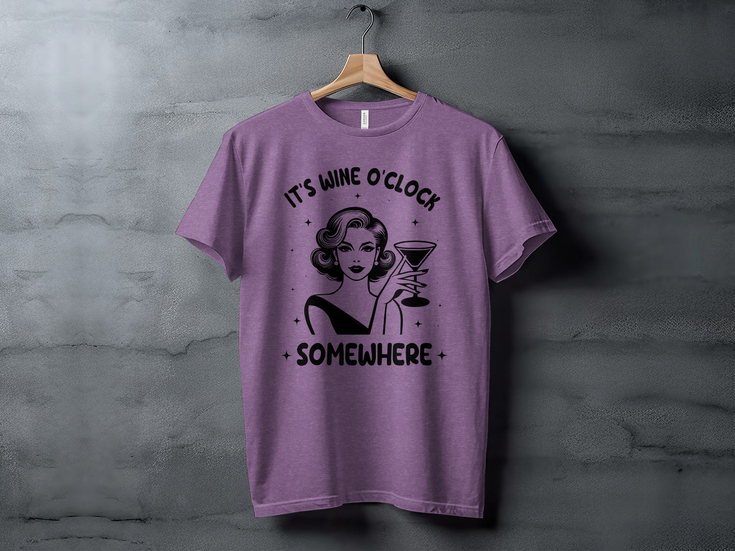 It's Wine O'Clock Somewhere Graphic T-shirt
