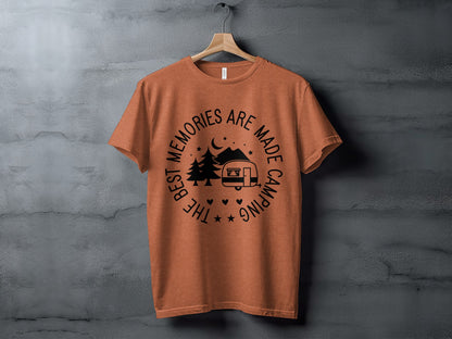 The Best Memories are Made Camping T-Shirt T-Shirt - Outdoor & Adventure Collection - Mile Marker 16 Gear by Cloud 16 Clothing Co.