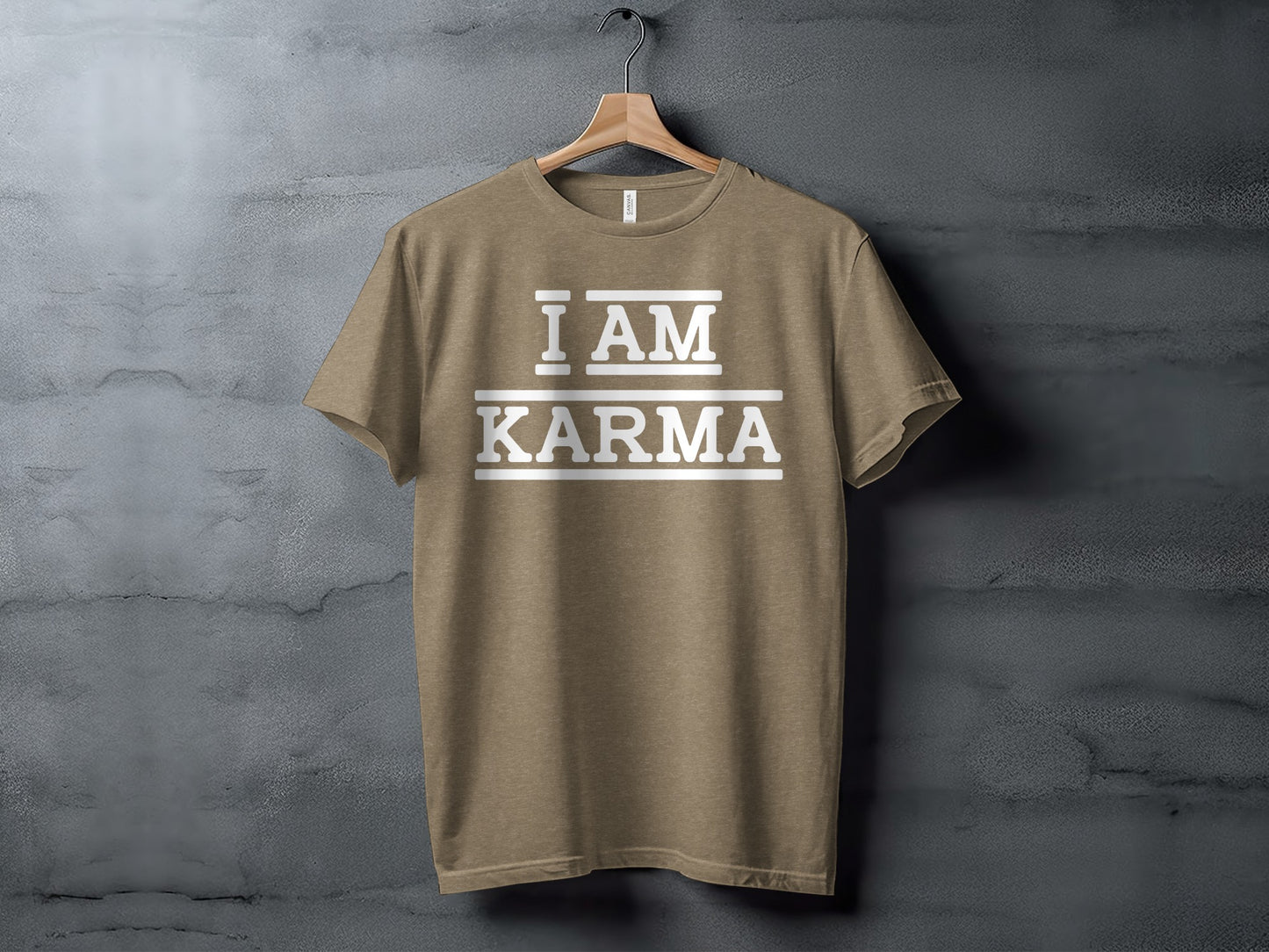 I AM KARMA Graphic Tee Indian Philosophy Inspired Shirt