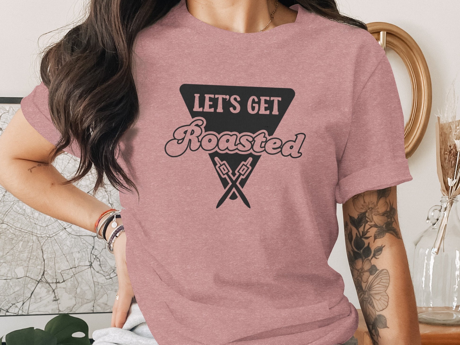 Let's Get Roasted Marshmallow Roasting Sticks T-Shirt T-Shirt - Outdoor & Adventure Collection - Mile Marker 16 Gear by Cloud 16 Clothing Co.