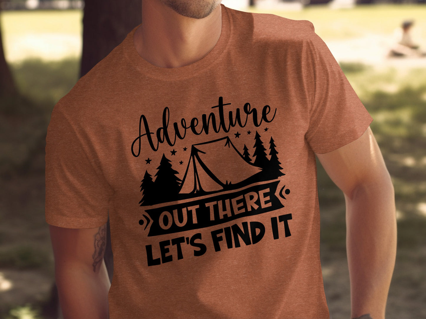 Adventure Out There Lets Find It Graphic Adventure T-Shirt T-Shirt - Outdoor & Adventure Collection - Mile Marker 16 Gear by Cloud 16 Clothing Co.