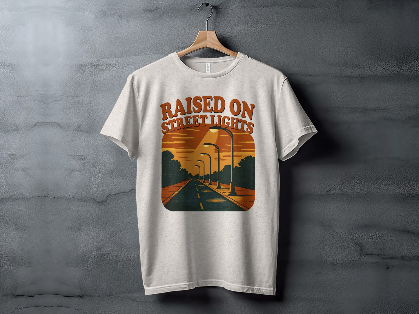 Raised On Street Lights Graphic T-Shirt