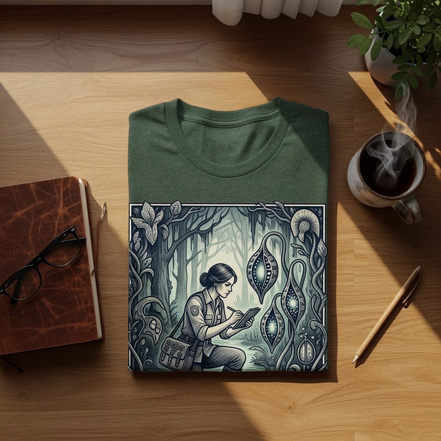 Weird Girls Club: Otherworldly Botanist T-Shirt - Black Label Series