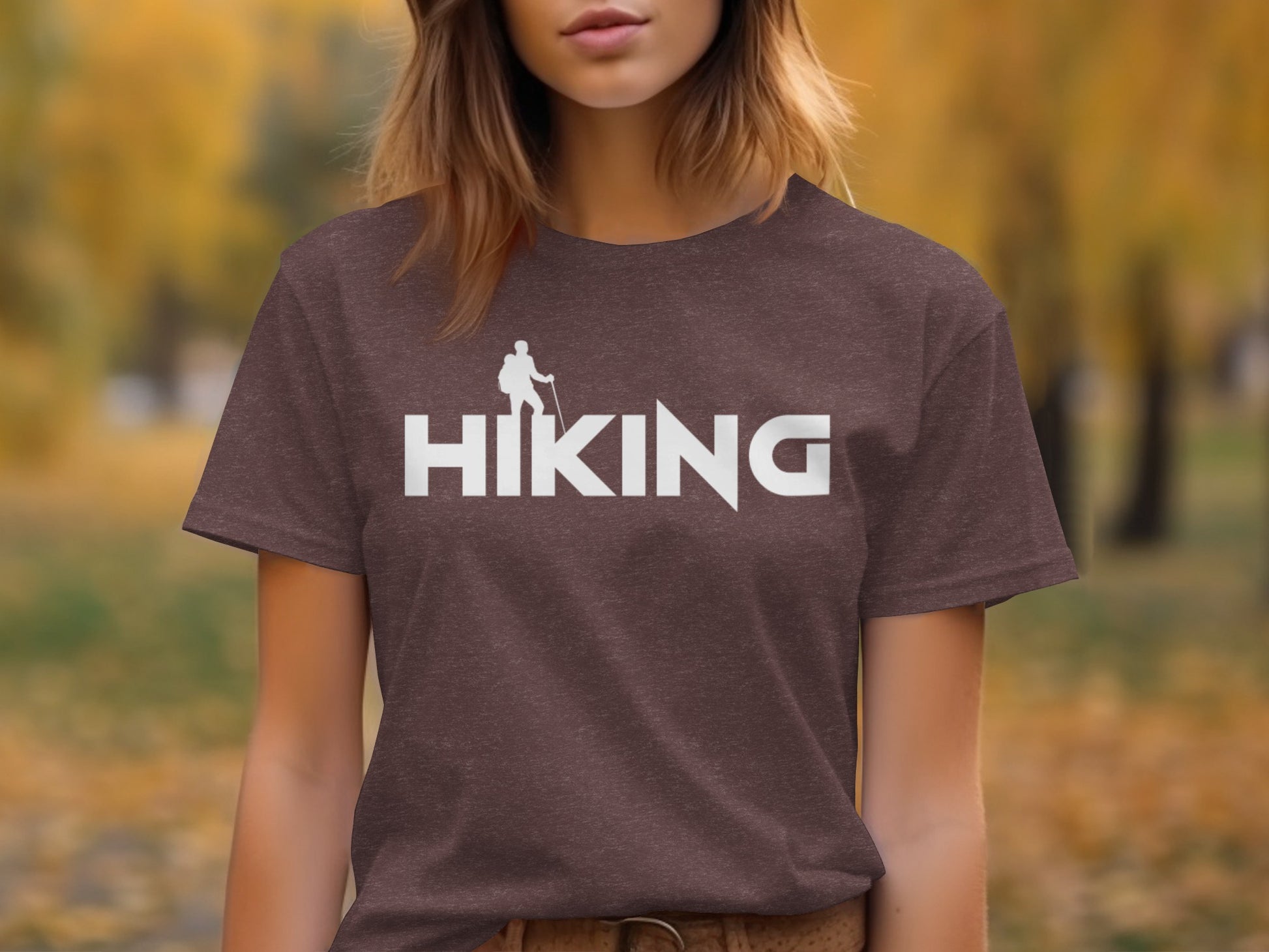 Hiking Above the Word Hiking Design Graphic T-Shirt T-Shirt - Outdoor & Adventure Collection - Mile Marker 16 Gear by Cloud 16 Clothing Co.