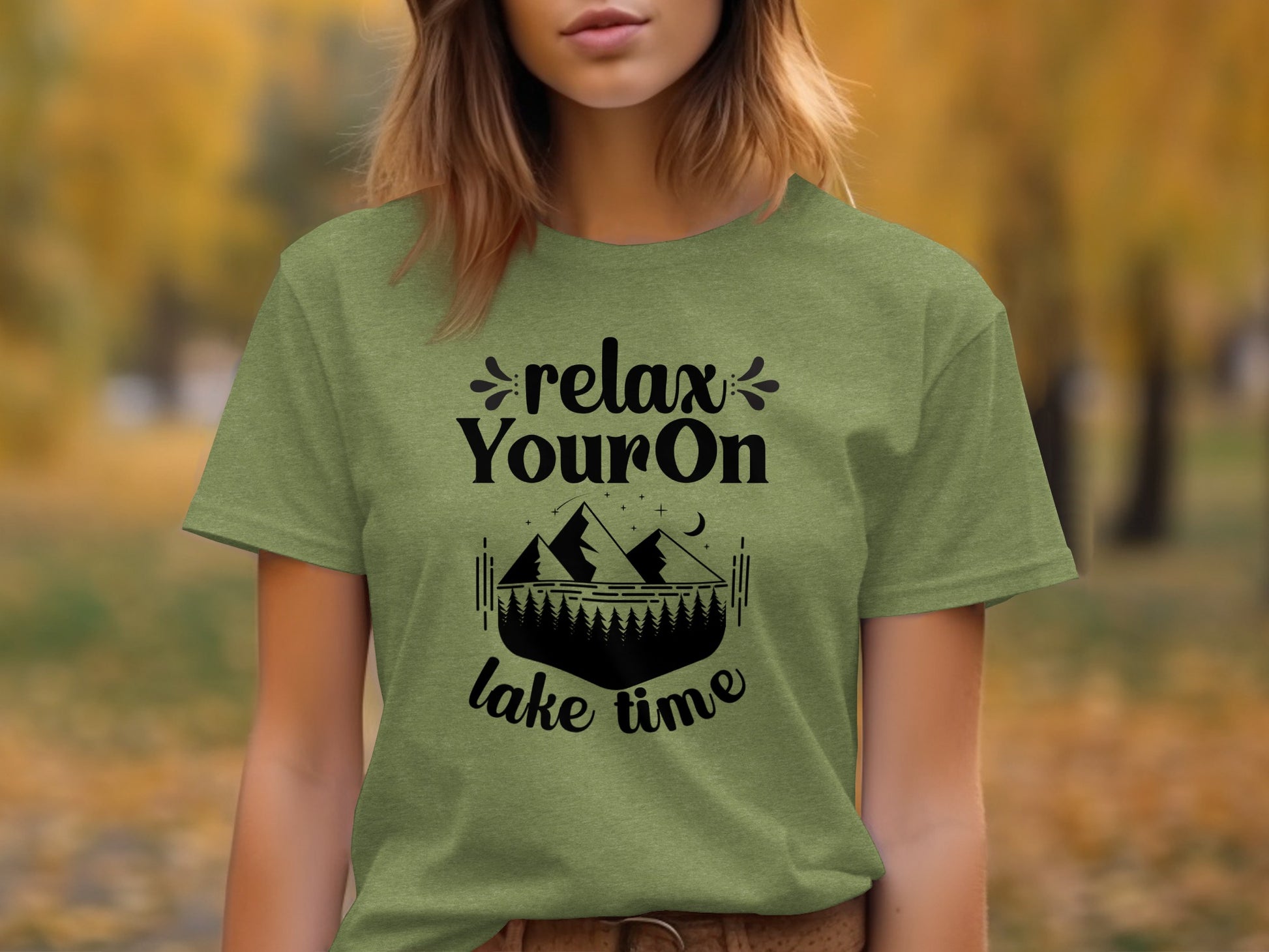 Relax Your On Lake Time Camping Outdoors Nature T-Shirt T-Shirt - Outdoor & Adventure Collection - Mile Marker 16 Gear by Cloud 16 Clothing Co.