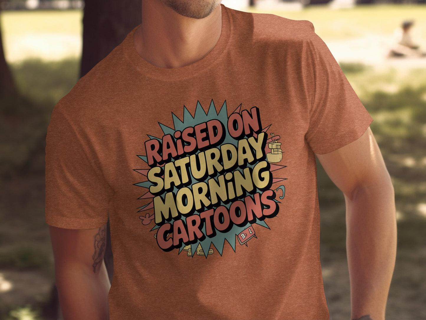 Raised On Saturday Morning Cartoons T-shirt