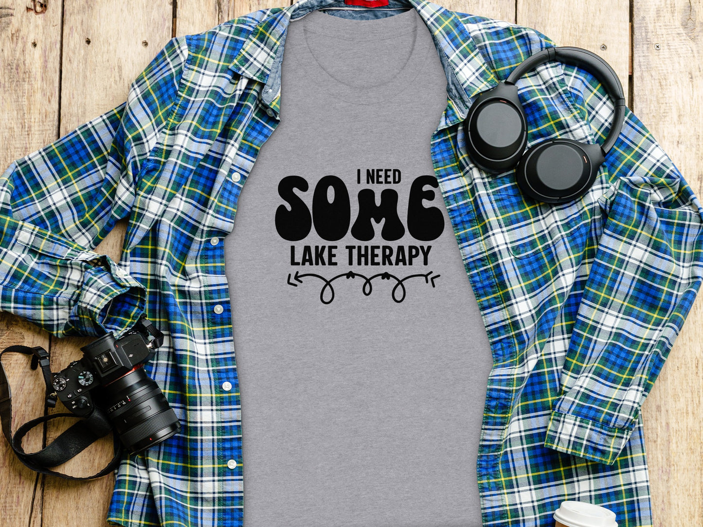 I Need Some Lake Therapy Funny Summer Vacation T-Shirt T-Shirt - Outdoor & Adventure Collection - Mile Marker 16 Gear by Cloud 16 Clothing Co.