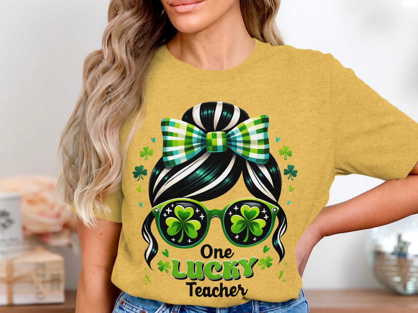 One Lucky Teacher St. Patrick's Day Shirt for Women