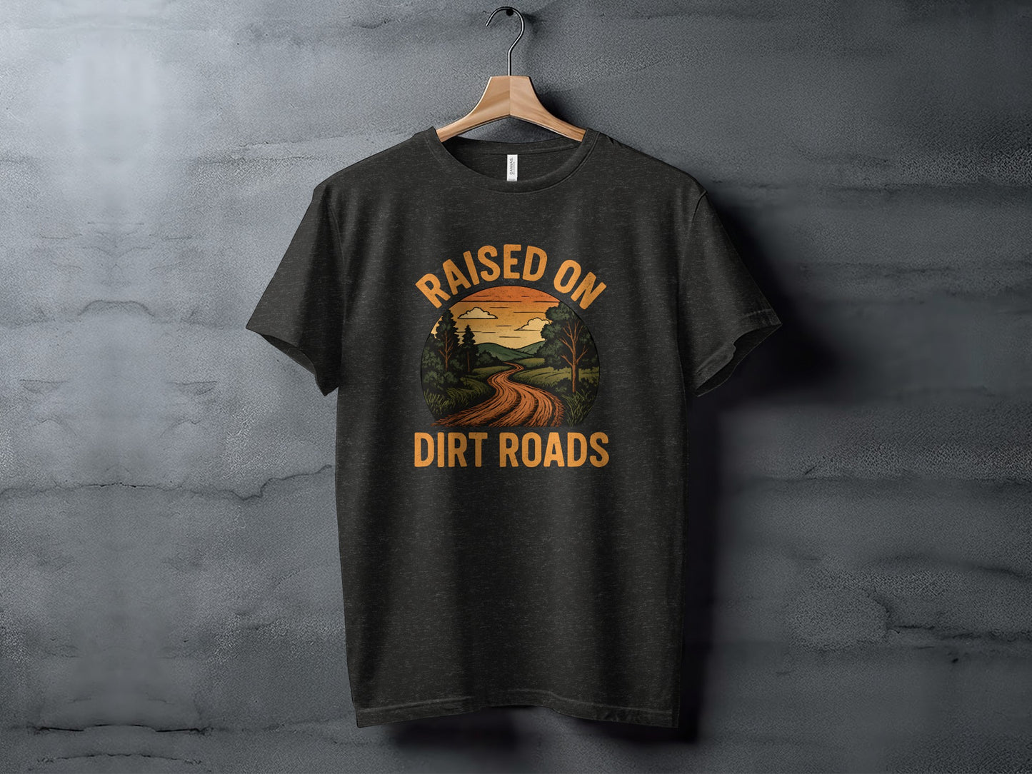 Raised On Dirt Roads Graphic Tee Shirt
