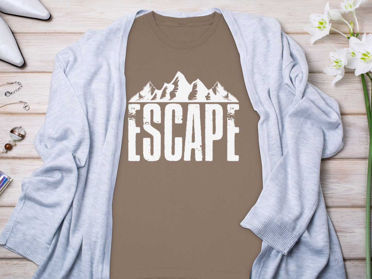 Escape Mountain Adventure Graphic Tee product