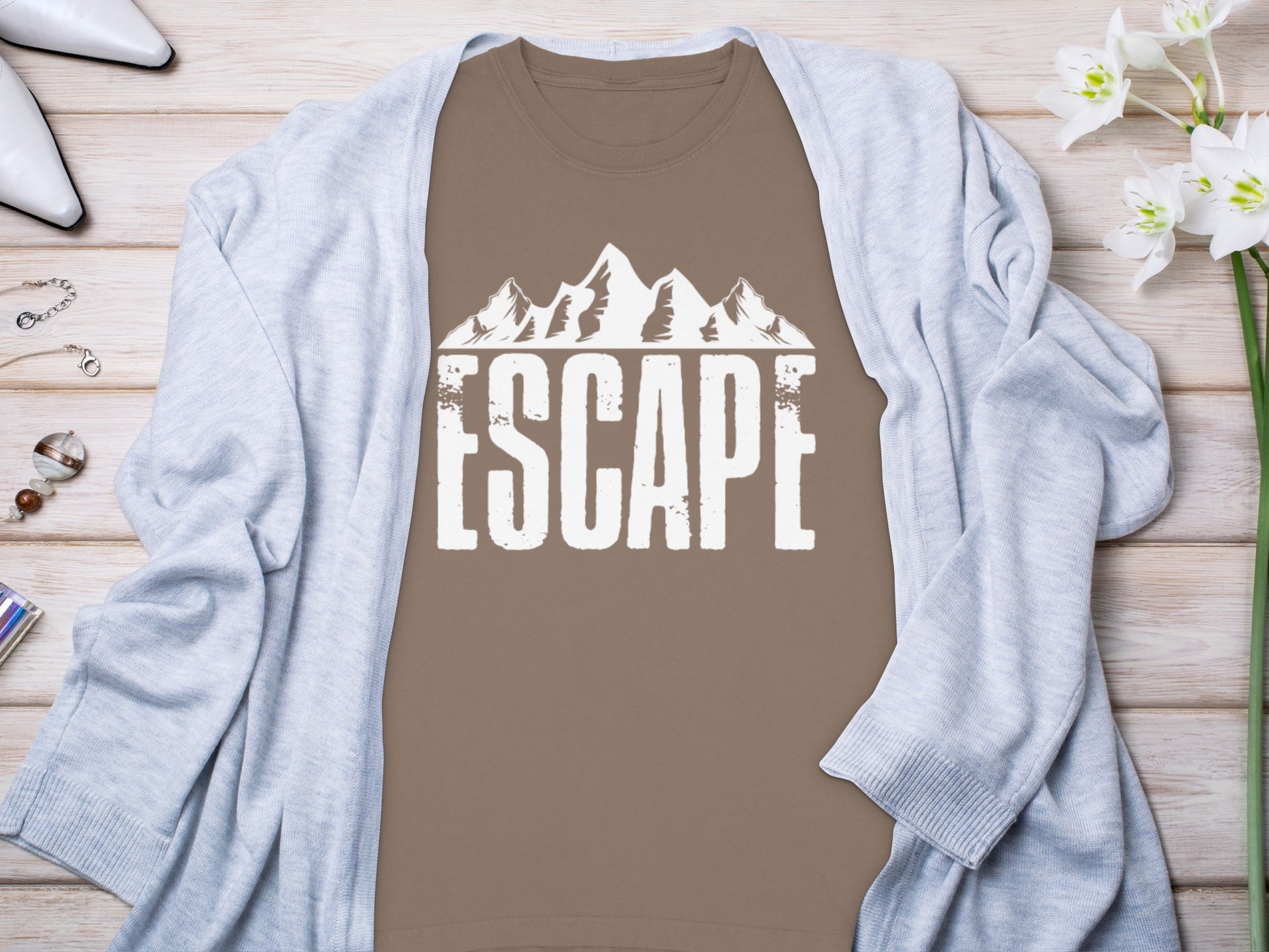Escape Mountain Adventure Graphic Tee product