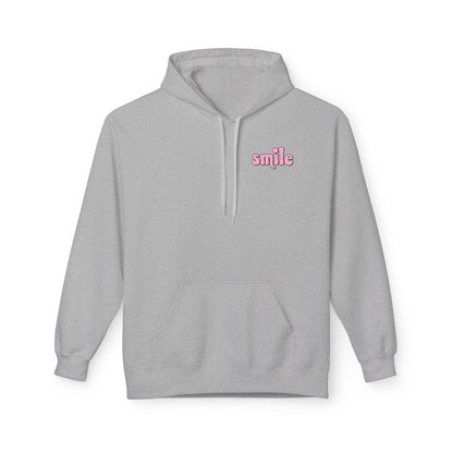Smiley Flower Hoodie - Womens Fleece Hoodie