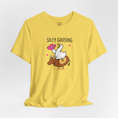 Silly Goosing Women's Tee - Funny Animal Graphic T-Shirt